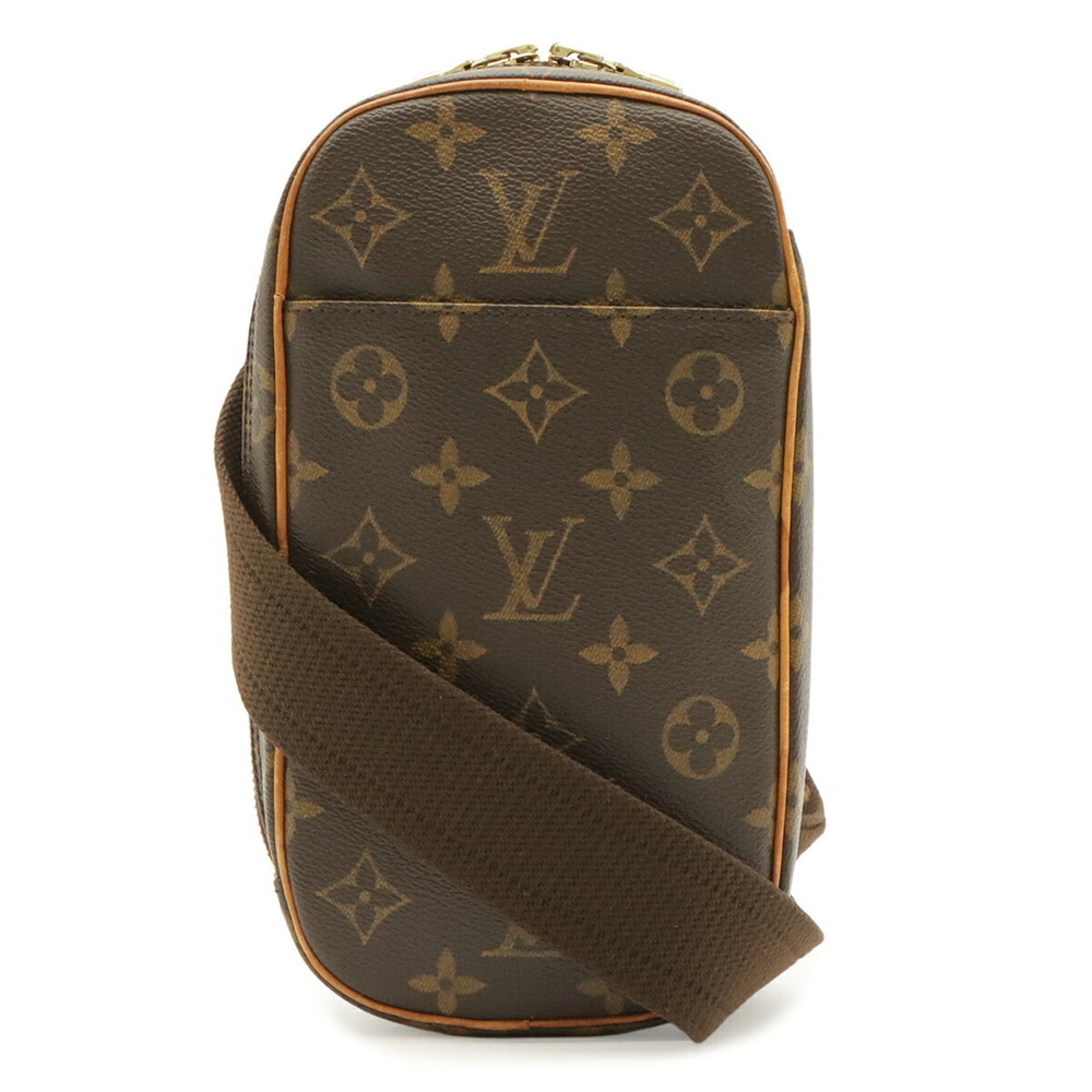 LOUIS VUITTON Brown Monogram Pochette Shoulder Bag